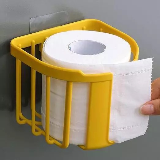 Giỏ treo giấy vệ sinh Việt Nhật dán tường nhà tắm tiện lợi, đồ dùng phòng tắm thông minh Tặng kèm miếng dán siêu dính