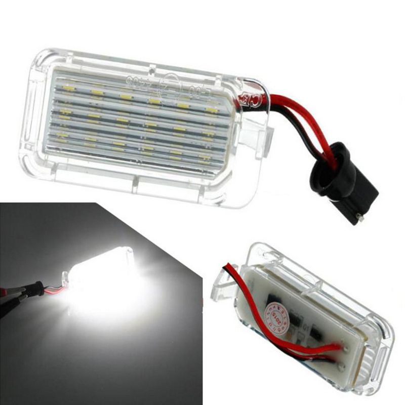 Bộ 2 Đèn LED Chiếu Sáng Biển Số Xe Chống Nước Cho Focus 5D 6000K