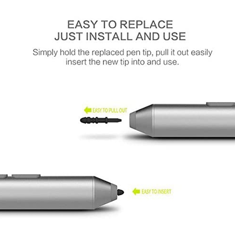 3 Gói cho Surface Pro 3 Đầu bút 3 Cái Mẹo thay thế Nạp tiền cho Bút cảm ứng tiếp xúc Surface Pro 3