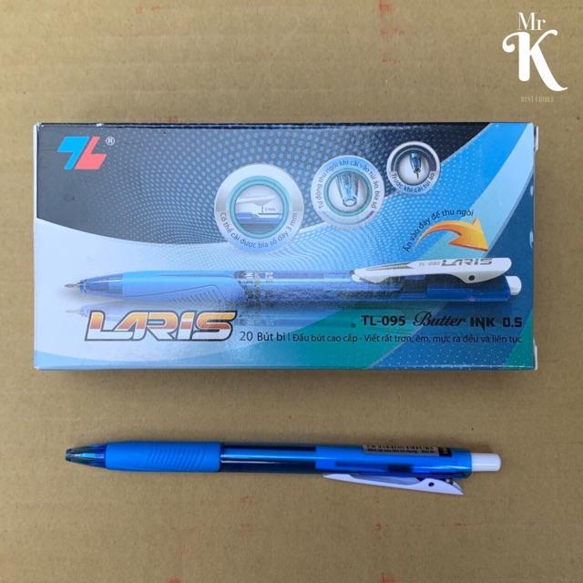 Viết bi bấm TL-095 Laris (20 cây/hộp). Bút bi bấm