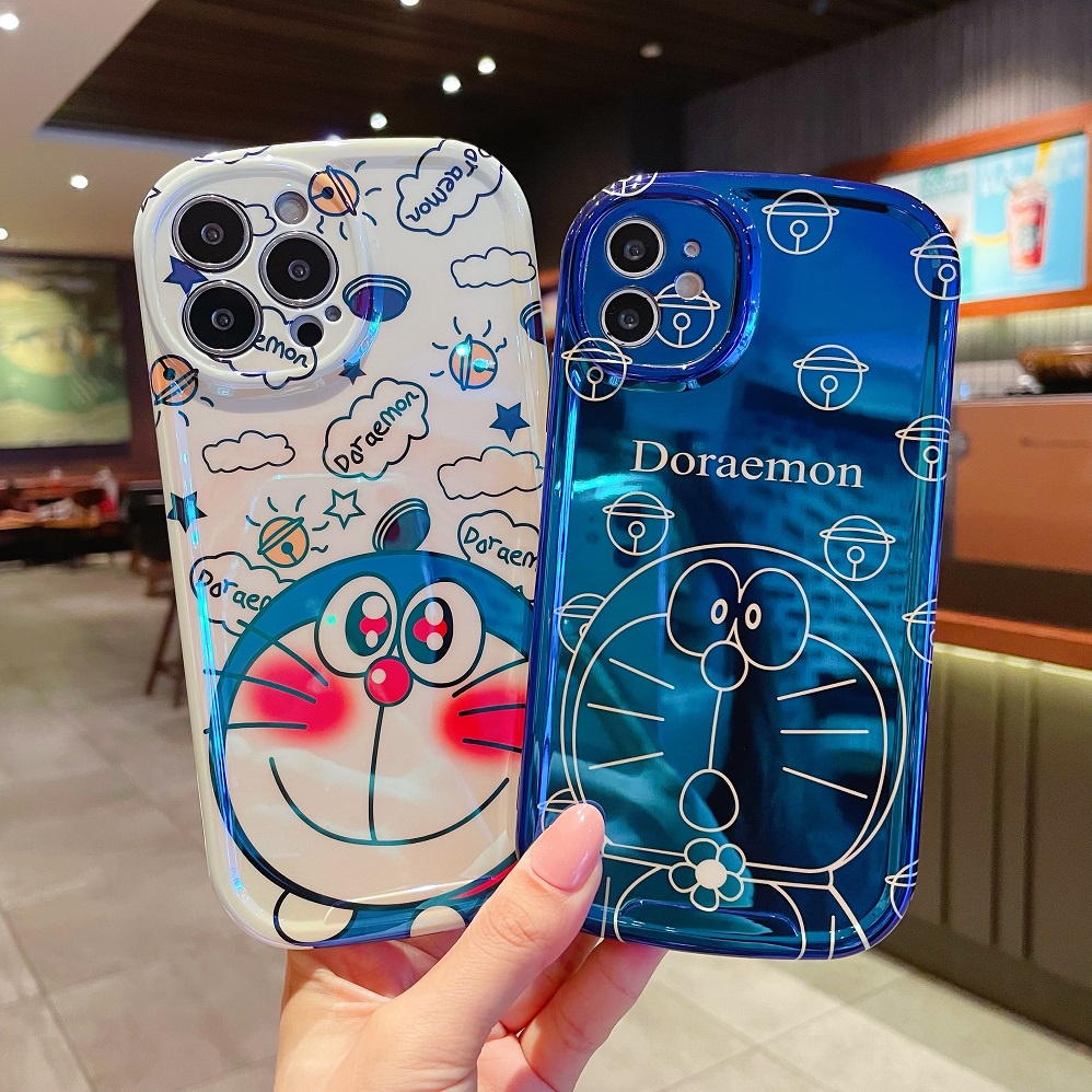 Ốp Điện Thoại In Hình Doraemon Cho iPhone X XR XsMax 11 12 13 14 pro max
