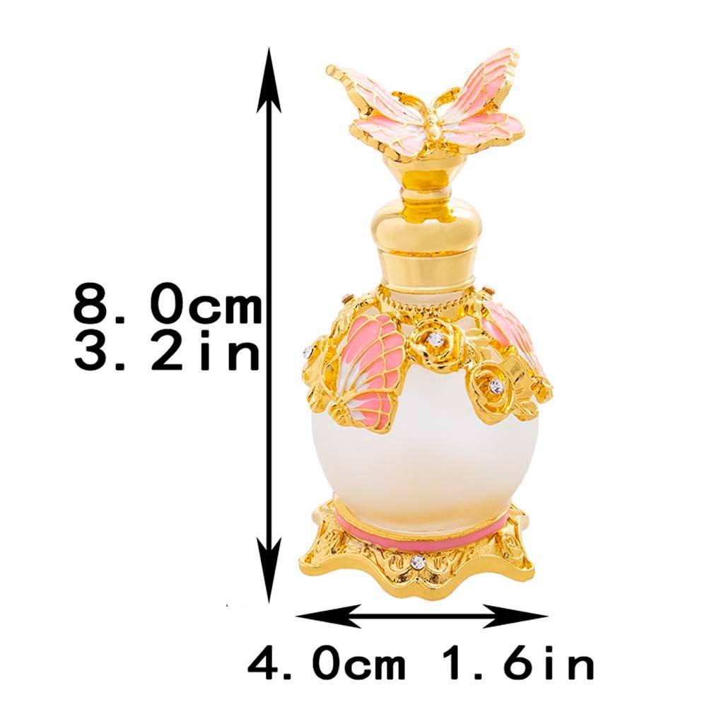 Lọ Nước Hoa Rỗng Nắp Kim Loại 4 Màu Sắc Cổ Điển