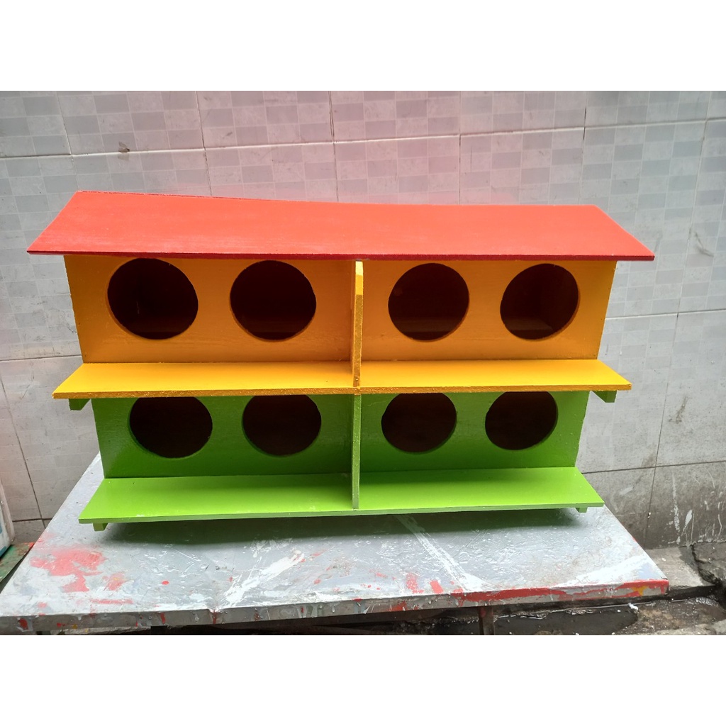 Chuồng chim bồ câu 8 Lỗ bằng gỗ