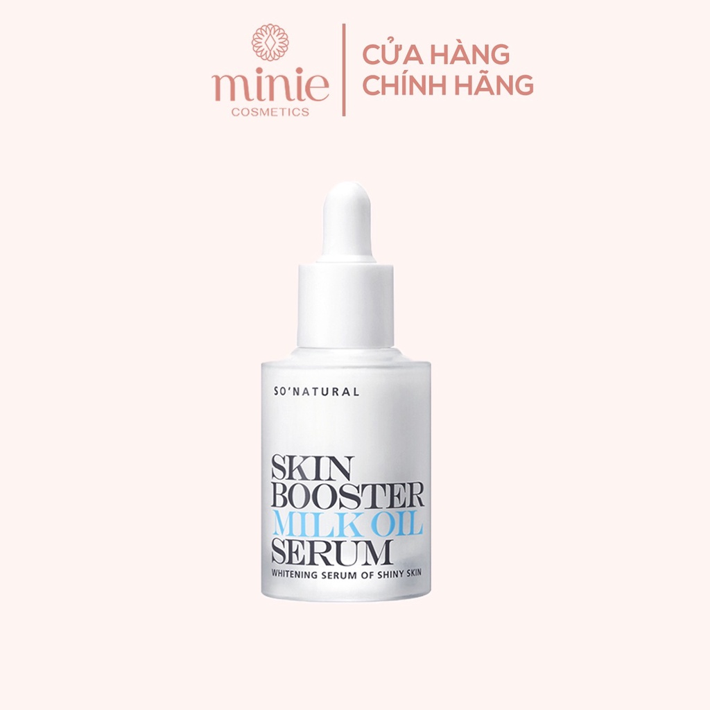 Serum Sữa Dưỡng Trắng Milk Oil So Natural Skin Booster 30ml