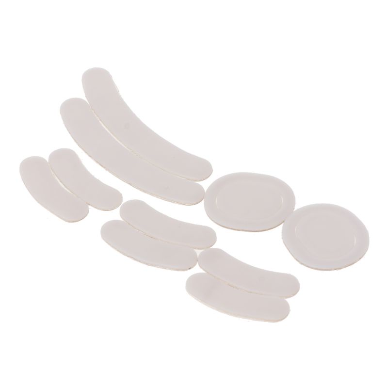 Set 2 Miếng Dán Chân Chuột Không Dây G Pro Viền Cong Màu Trắng