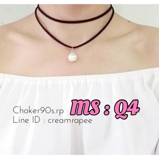 Vòng Cổ Handmade Choker Dây Mã Q4