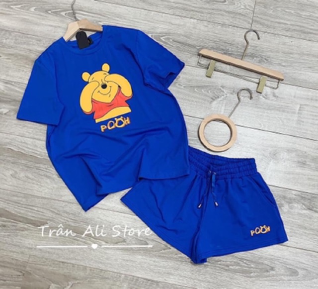 Set phông hình gấu mùa hè đủ size đủ màu xanh tìm đen trắng xám cho các nàng cute. Chất mặc bao mát không xù không rão