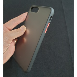 Ốp lưng Iphone 6 Plus 7 Plus 8 Plus nhám viền màu
