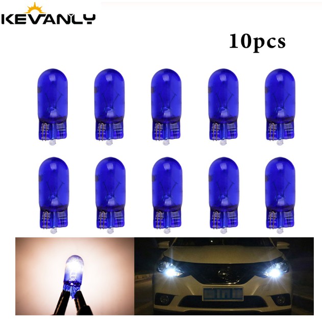 10PCS T10 halogen bulbs KEVANLY white light to replace