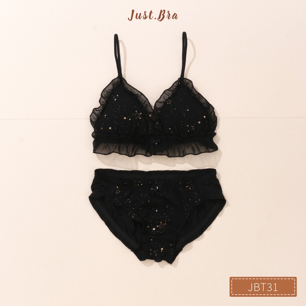 Set đồ lót Just Bra lấp lánh, công chúa JBT31 | BigBuy360 - bigbuy360.vn