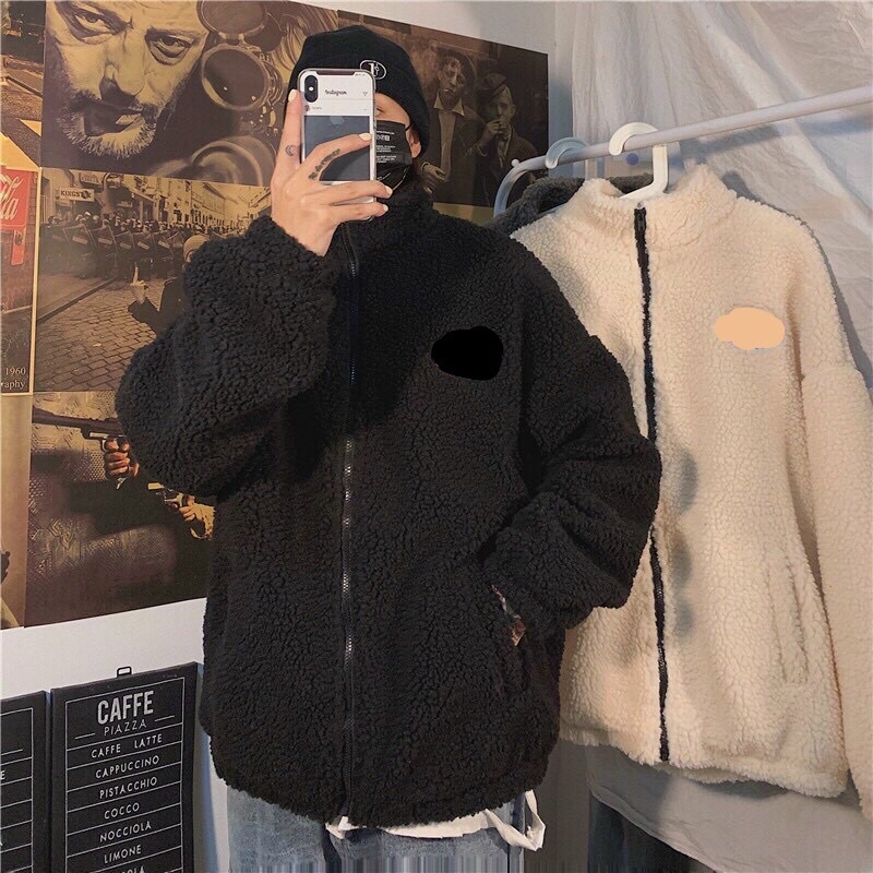 ÁO KHOÁT LÔNG thu đông màu xám khói và xanh than cực sịn giá yêu thương