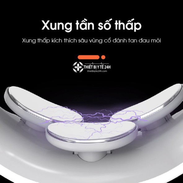 Máy Massage Cổ Vai Gáy, Máy Mát Xa Cổ Xung Điện Cao Cấp.Giảm thiểu tình trạng đau mỏi vai gáy một cách hiệu