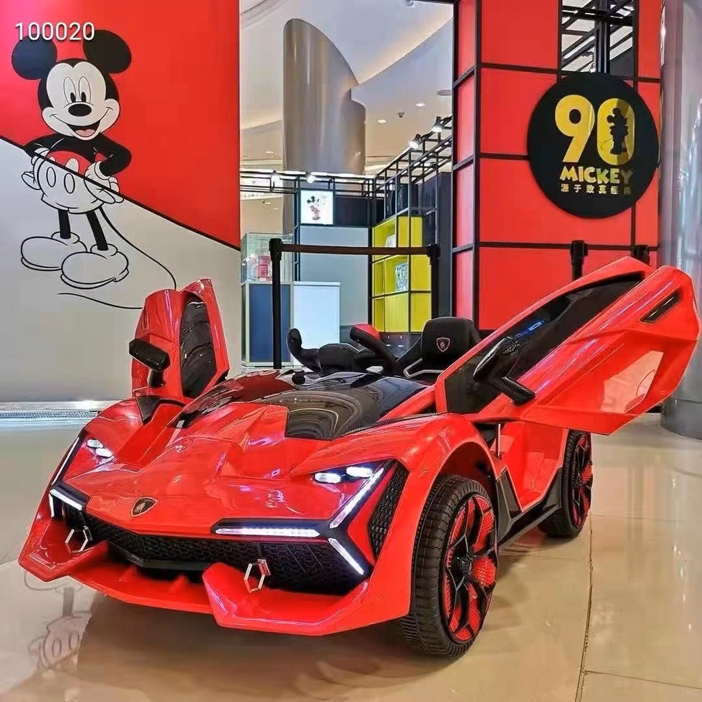 Siêu Xe ô tô điện TRẺ EM MOMMYKIDS MINH CHÂU Lamboghini NEL-603 đèn led sáng rực rỡ cho trẻ từ 1 tuổi trở lên