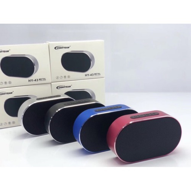 Loa bluetooth V5.0 HY-43 5W, đọc USB, thẻ nhớ, AUX