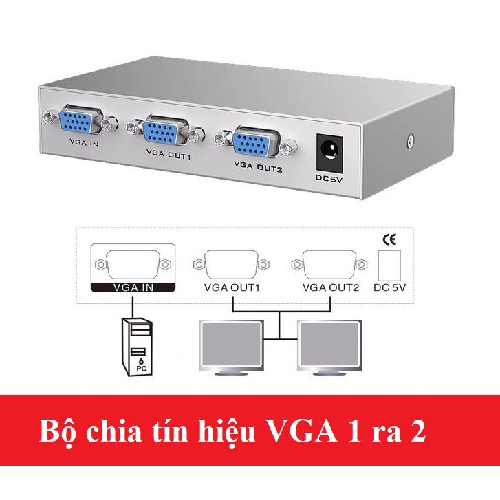 Bộ chia VGA 1 ra 2 MT-Viki 1502