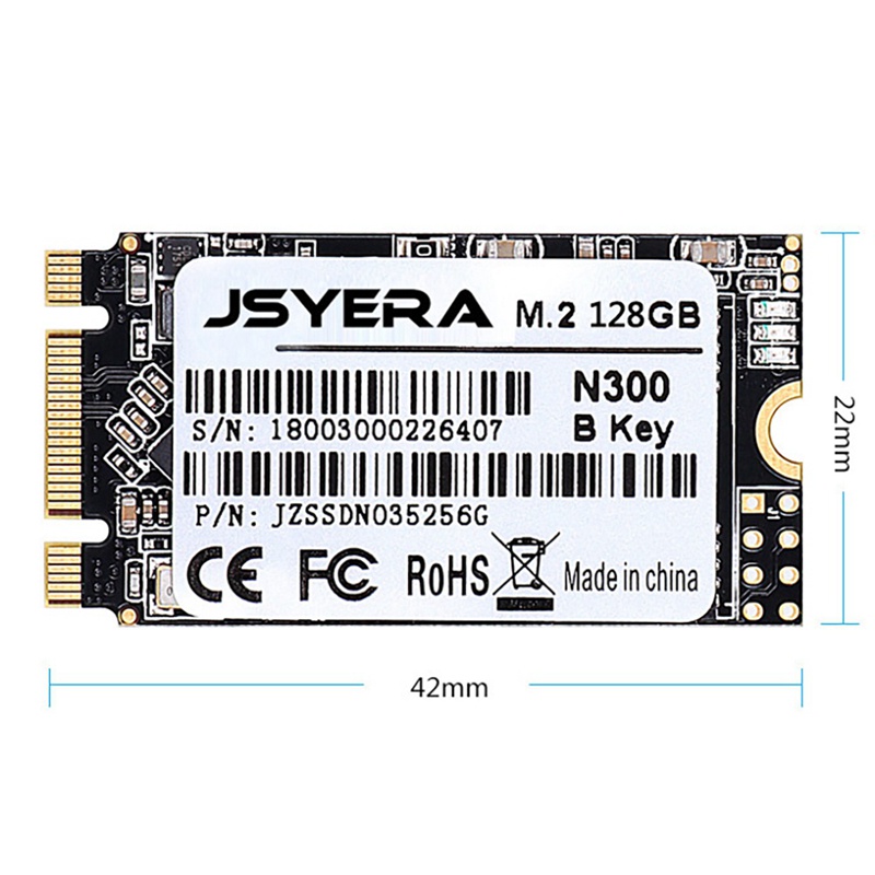 Ổ cứng dùng để chơi game JSYERA SSD 128GB SSD NGFF M.2 2242 SATA | BigBuy360 - bigbuy360.vn