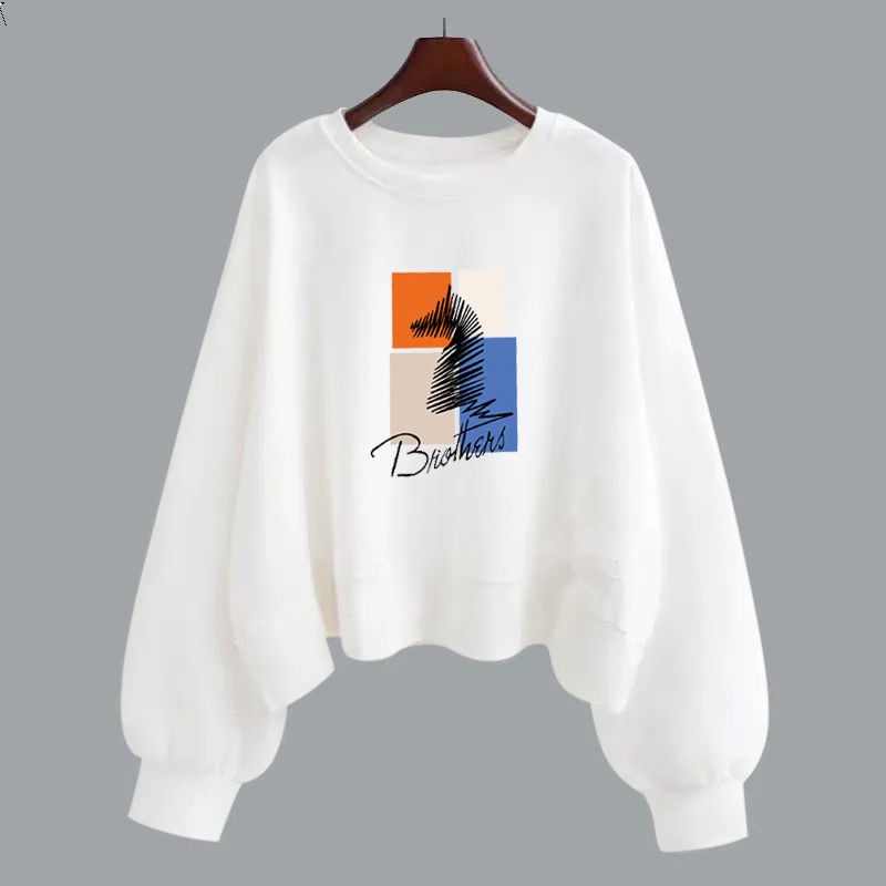 Áo Hoodies Tay Dài Chất Cotton Thời Trang Thu Đông Cho Phái Nữ