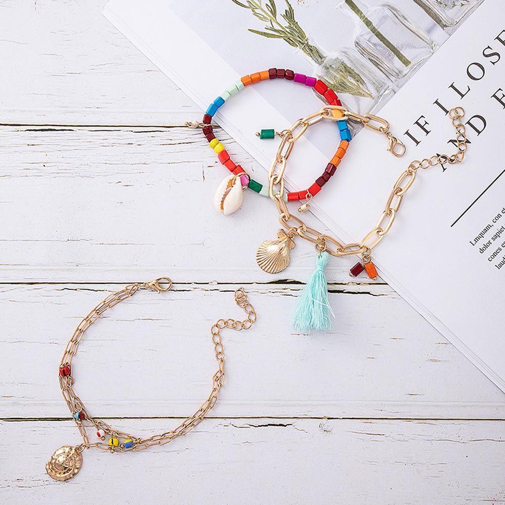 Vòng Tay Chuỗi Hạt Mặt Hình Trái Tim Phong Cách Vintage Thanh Lịch Cho Nữ