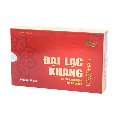 Viên uống Đại Lạc Khang - Hỗ trợ an thần, ngủ ngon, bồi bổ cơ thể, tăng cường đề kháng