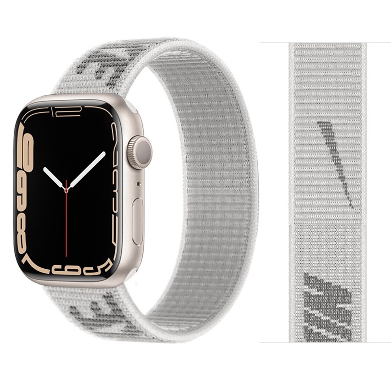 Dây Nylon Đeo Tay Thay Thế 44Mm 42Mm 38Mm 40Mm 45 Mm Cho iwatch Serie 7 6 Se 5 4 3 45 Mm 41Mm