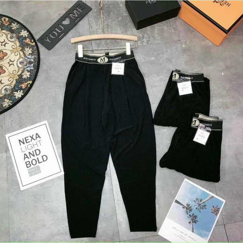 quần baggy len lạnh