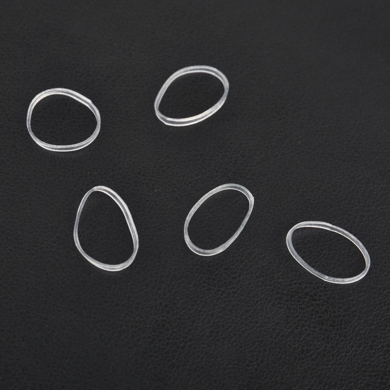 Set 500 Dây Buộc Tóc Màu Trắng Trong Suốt