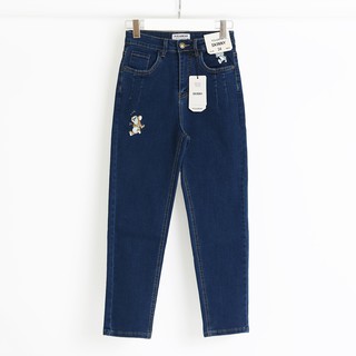 (LOẠI 1) Quần jeans boyfriend Tom & Jerry