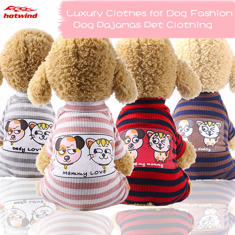 Đồ ngủ jumpsuit thời trang xuân hè đáng yêu cho thú cưng