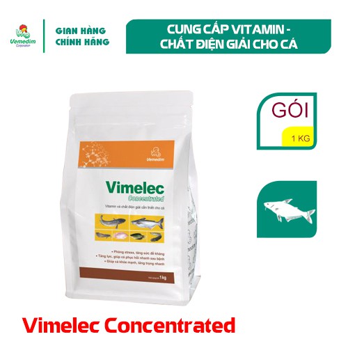 Vemedim Vimelec Concentrated cá dùng cung cấp vitamin và chất điện giải cho cá, gói 1kg