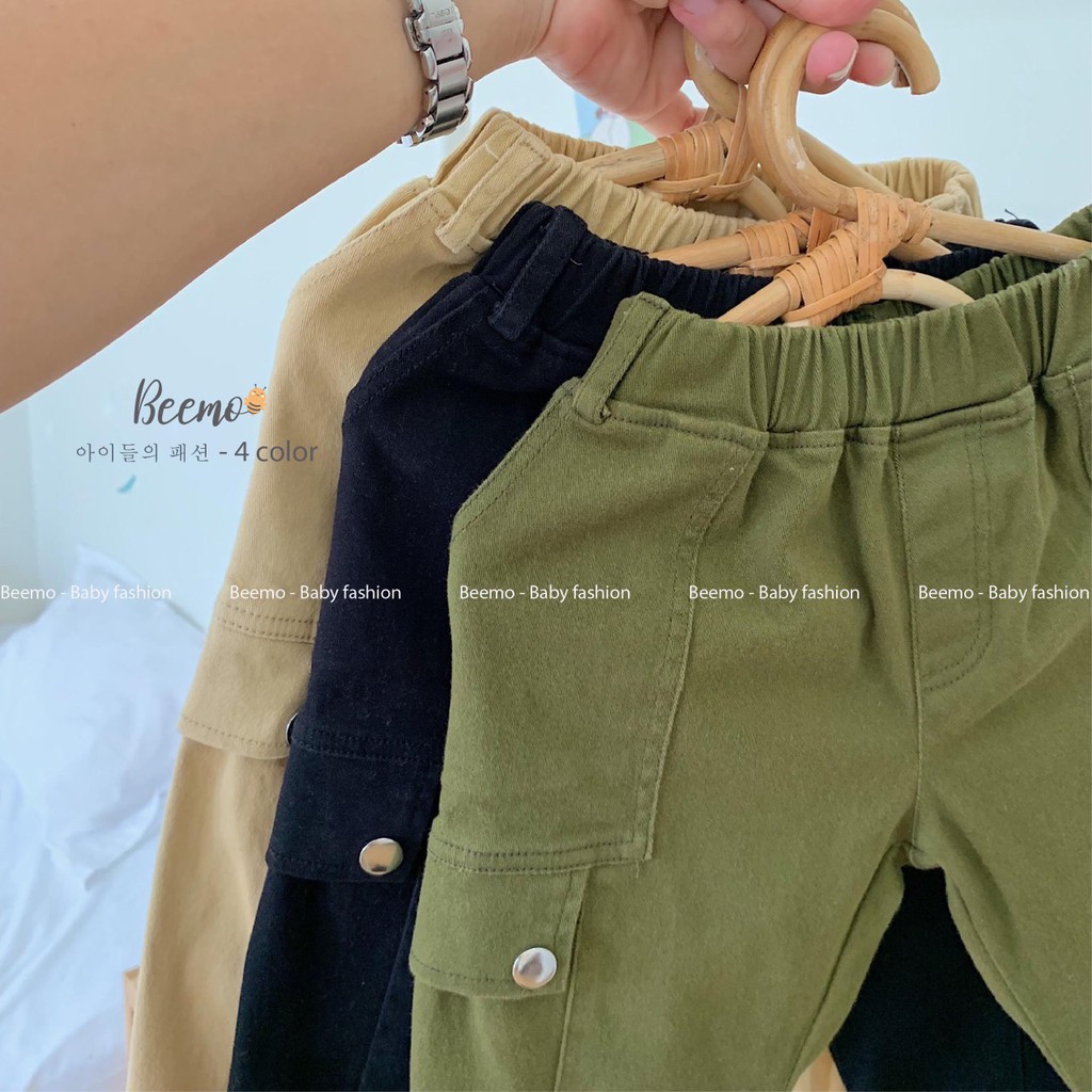 Quần kaki bo ống dáng jogger bé trai cực chất - THU ĐÔNG 2020