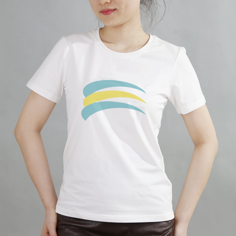 Áo thun nữ TOLI cổ tròn màu trắng in MySelf, 100% cotton 4 chiều mềm mịn, co dãn, form suông cơ bản