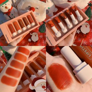 Cả sét 5 cây son thỏi Fullsize cực xinh Kissbeauty - Chính Hãng