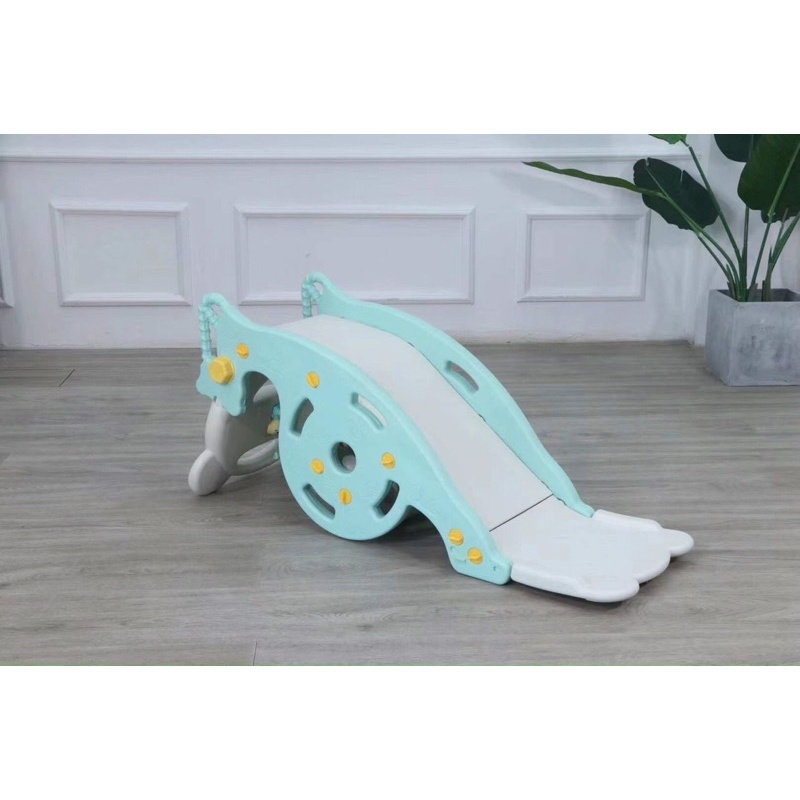 CẦU TRƯỢT BẬP BÊNH 3 IN 1 CHO BÉ(TẶNG KÈM 10 BÓNG)
