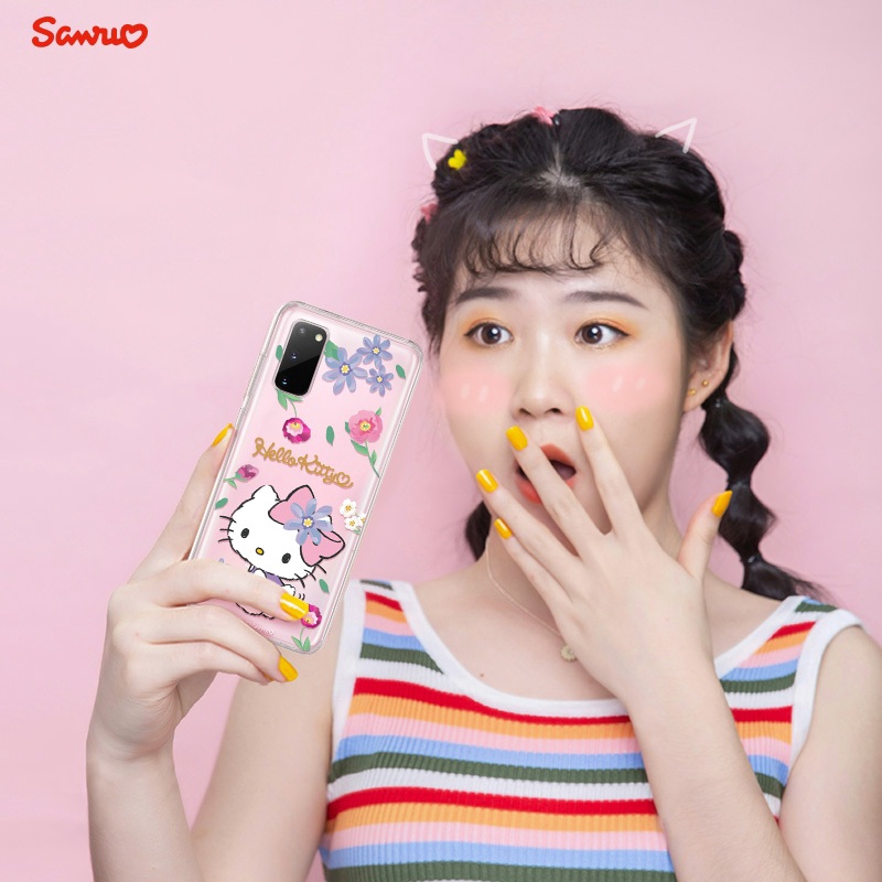 Ốp Lưng Mềm Trong Suốt In Hình Hello Kitty & My Melody Cho Samsung Galaxy S20 S20 Plus S20 Ultra