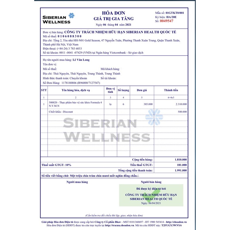 FOMULA4- BẢO VỆ SỨC KHỎE CẢ GIA ĐÌNH