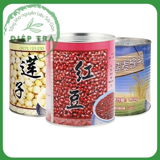Đậu Đỏ / Hạt Sen / Yến Mạch Minchung 900gr (lon) - Hạt mềm, hạt ko nát, cực kỳ ngon và tiện dụng