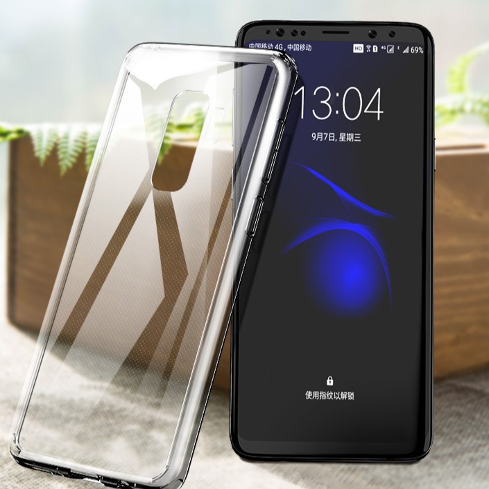 Ốp lưng trong suốt Galaxy S9 Plus - Ốp dẻo trong suốt thumbnail