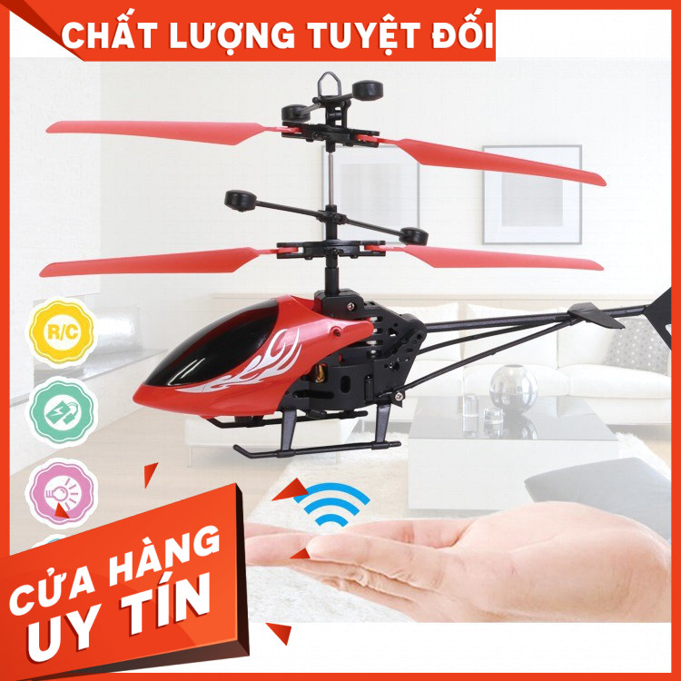 FreeShip-Freeship-Máy bay trực thăng cảm ứng bằng tay bay rất mạnh và cao dành cho các bé trên 7tuổi + Tặng kèm Cáp sạc