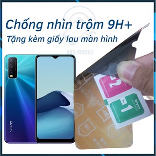 Dán chống nhìn trộm Vivo Y20, Y20s, Y20A, Y20G - Dán cường lực dẻo nano 9H+