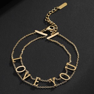 Lắc Tay Love You Titan Ko Đen TT 2883