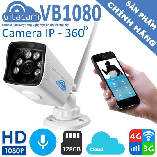 CAMERA IP NGOÀI TRỜI VITACAM VB1080 - 2.0MPX FULL HD