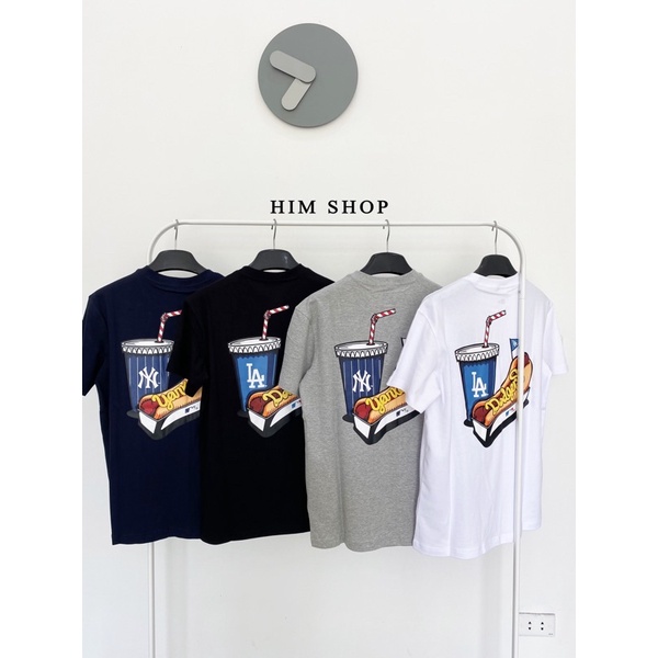 Áo phông New Era bỏng ngô & hotdog & cream Hàn Quốc chính hãng