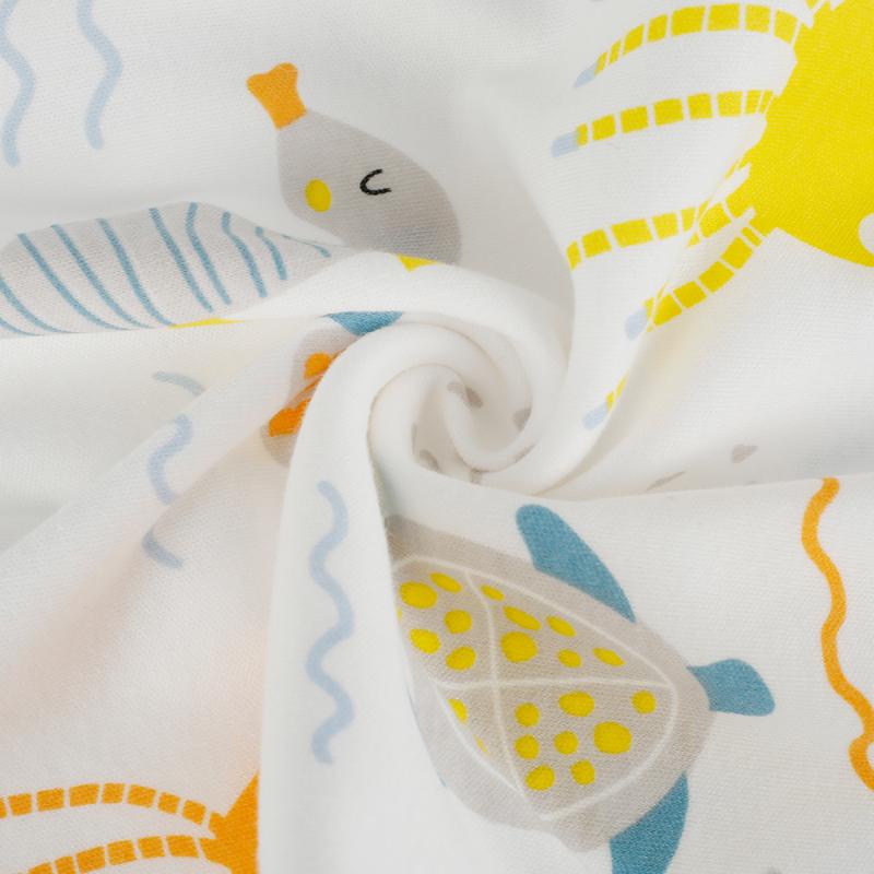 Túi ngủ sát nách khóa kéo đôi in hoạt hình đáng yêu thời trang mùa hè cho bé