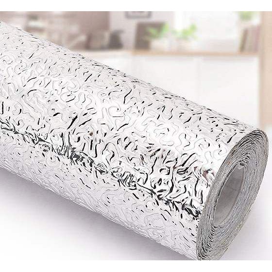[FREESHIP 50k] giấy dán bếp tráng nhôm chống thấm (2 mét khổ 40cm, 3 mét khổ 60cm) 2456