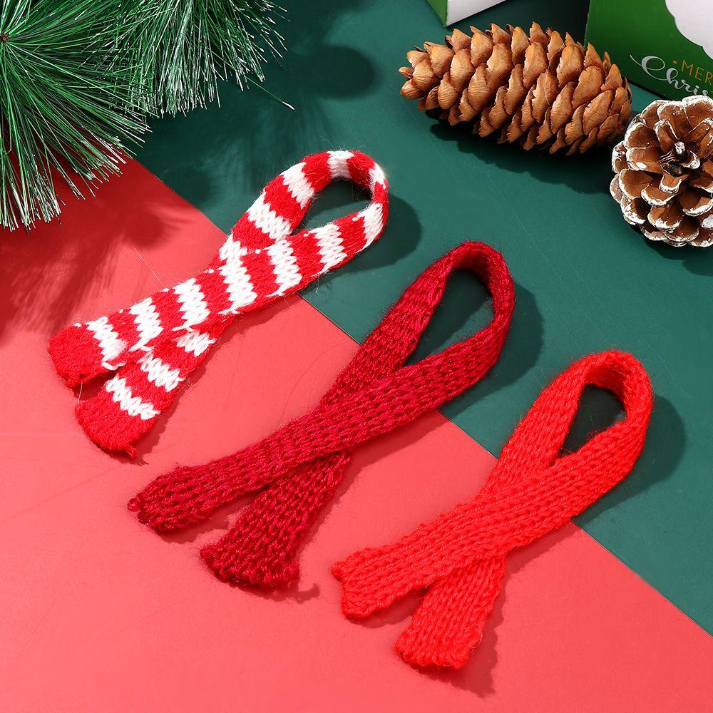 UPSTOPVN Khăn Choàng Cổ Dệt Kim Phong Cách Giáng Sinh Đáng Yêu Cho Búp Bê