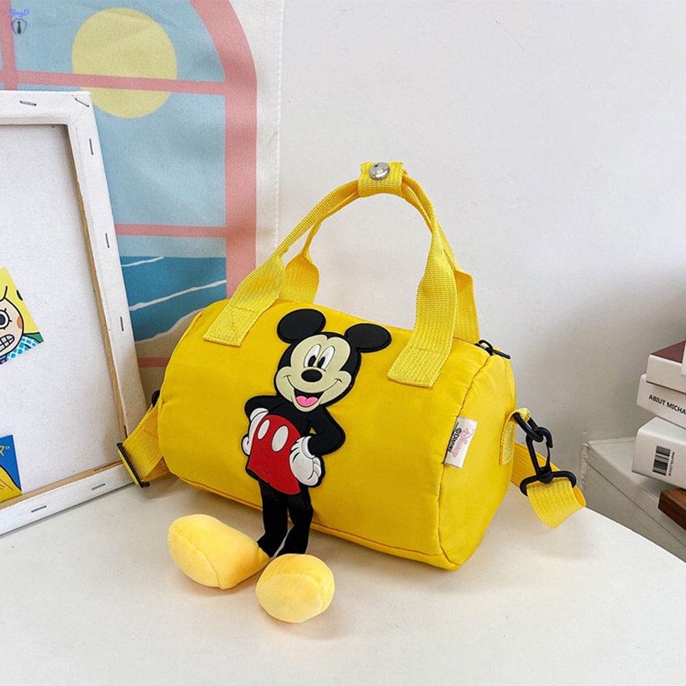 DISNEY Túi Xách Du Lịch In Hình Chuột Mickey Đa Năng Cho Trẻ Em