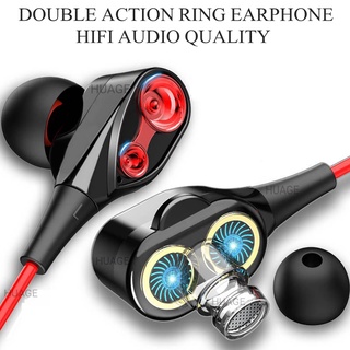 Tai nghe nhét tai cổng 3.5mm âm trầm tích hợp micro cao cấp