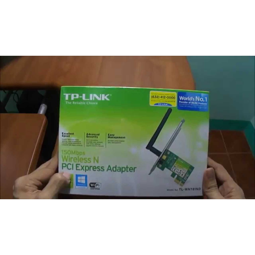 Card Wifi TP-Link TL-WN781ND tốc độ 150Mbps, Bộ chuyển đổi không dây