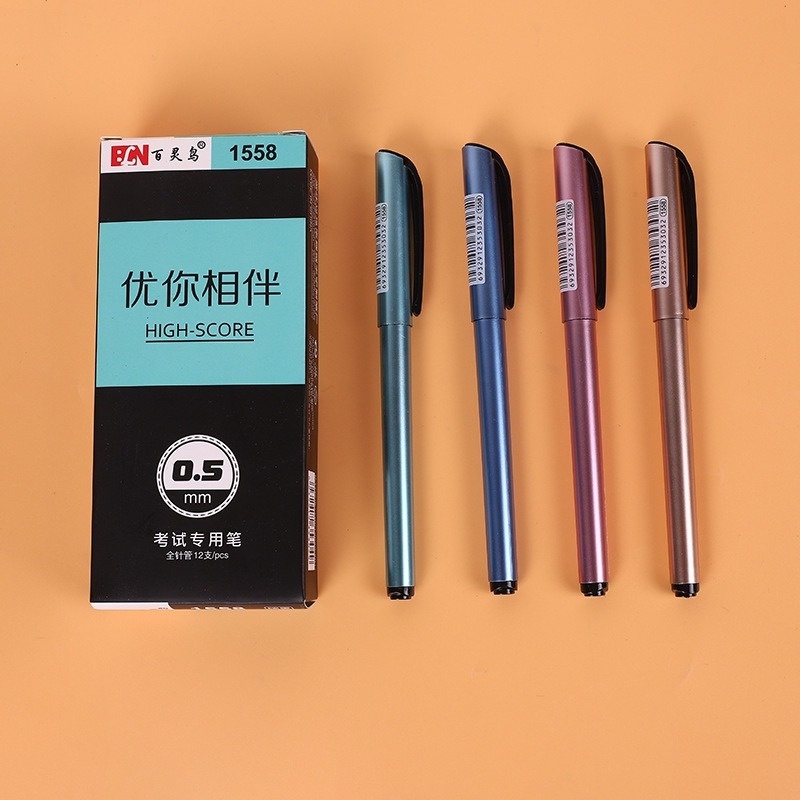 Bút Bi Mực Đen Ngòi 0.5mm Cho Văn Phòng