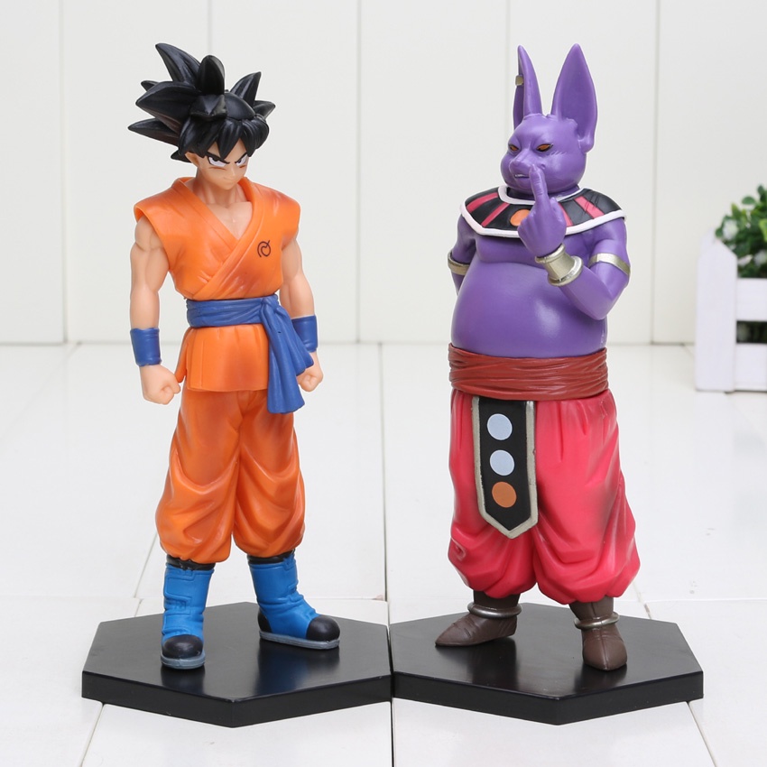 Set 2 Mô Hình Nhân Vật Phim Dragon Ball Goku Model Toy